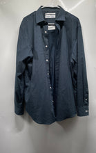 Load image into Gallery viewer, Old Navy Mens Blue White Built-In Flex Signature Button-Up Shirt Size No Size
