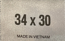 Load image into Gallery viewer, Express Mens Blue Denim Pockets Stretch Straight Leg Jeans Size 34X30

