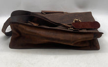 Load image into Gallery viewer, Vintage Ramez Mens Brown Inner Pockets Top Handle Briefcase Laptop Bag
