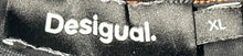 Load image into Gallery viewer, Desigual Womens Black Short Sleeve Crew Neck Regular Fit Graphic T-Shirt Size XL
