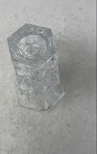 Load image into Gallery viewer, Cristal Clear Decorative Collectible Freestanding Tabletop Hexagonal Vase
