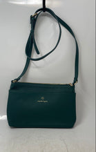 Load image into Gallery viewer, Nanette Lepore Womens Green Leather Adjustable Strap Crossbody Bag Purse
