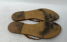 Load image into Gallery viewer, J.Crew Womens Capri Brown Tortoise Strap Slip-On Flat Flip Flop Sandals Size 8.5
