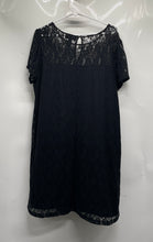 Load image into Gallery viewer, I.N.C. International Concepts Womens Black Lace Short Sleeve Shift Dress Sz 1X
