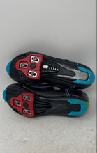 Load image into Gallery viewer, Flywheel Fly Fierce Womens Black Blue Gray Professional Cycling Shoes Size 37

