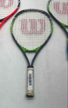 Load image into Gallery viewer, Set Of 3 Pcs Wilson Federer Multicolor Sporting Equipment Round Tennis Racquet
