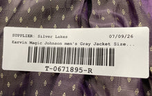 Load image into Gallery viewer, Earvin Magic Johnson Mens Gray Single-Breasted One Button Blazer Sz 46R With Tag
