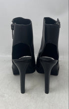 Load image into Gallery viewer, DKNY Womens Malia Black Leather Square Toe Block Ankle Booties Size 9M
