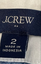 Load image into Gallery viewer, J.Crew Womens Blue Cotton Stretch Flat-Front Chino Shorts Size 2
