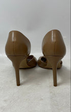 Load image into Gallery viewer, Franco Sarto Womens Hanita Brown Leather Peep Toe Stiletto D’Orsay Heels Size 6M
