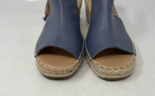Load image into Gallery viewer, Journee Collection Womens Crew Dark Blue Beige Wedge Espadrille Sandals Size 8
