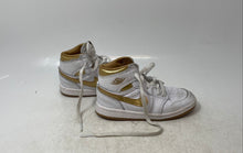 Load image into Gallery viewer, Nike Unisex Baby Air Jordan 1 High OG FD2598-107 White Golden Sneaker Shoes 9C
