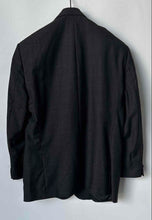 Load image into Gallery viewer, Luigi Cardini Mens Gray Wool Long Sleeve Notch Lapel Three-Button Blazer Size 52
