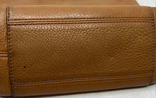 Load image into Gallery viewer, Fossil Womens Brown Pebbled Leather Adjustable Strap Zip Top Lined Crossbody Bag
