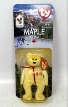 Load image into Gallery viewer, Vintage 1999 Ty Beanie Baby Maple The Bear McDonald's Plush Toy Original Package
