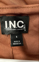 Load image into Gallery viewer, INC International Concepts Womens Brown Long Sleeve Wrap Blouse Top Size S
