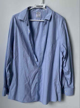 Load image into Gallery viewer, Brooks Brothers Mens Baby Blue Long Sleeve Collared Dress Shirt Size 16.5
