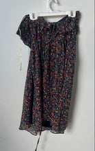 Load image into Gallery viewer, XXI Womens Multicolor Floral Off The Shoulder Ruffle A-Line Dress Size Medium

