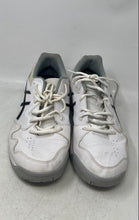 Load image into Gallery viewer, Asics Mens Gel Dedicate 7 1041A223 White Black Lace-Up Sneakers Shoes Size 12
