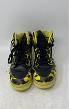 Load image into Gallery viewer, Nike Mens Dunk High 1985 DD9404-001 Black Yellow Print Sneaker Shoes Size 7.5
