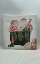 Load image into Gallery viewer, Chanel Unisex Floral Handbag Books Wall Decor 2 Pcs Art Painting On Canvas
