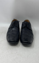 Load image into Gallery viewer, Hartzvolk Mens Black Leather Square Toe Lace-Up Oxford Dress Shoes Size 8.5M
