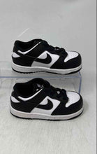Load image into Gallery viewer, Nike Kids Dunk Low CW1589-100 Black White Low Top Slip-On Sneaker Shoes Size 8C
