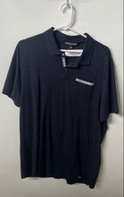 Load image into Gallery viewer, Michael Kors Mens Blue Cotton Short Sleeve Collared Golf Polo Shirt Size L

