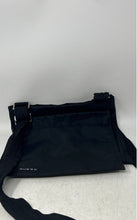Load image into Gallery viewer, Guess Womens Black Adjustable Strap Pockets Flap Over Lined Crossbody Bag
