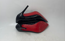Load image into Gallery viewer, Dream Pairs Womens Christian Black Leather Slip-On Stiletto Pump Heels Size 9.5
