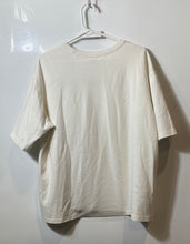 Load image into Gallery viewer, DKNY Mens Off-White Short Sleeve Pocket Crew Neck Oversized Fit T-Shirt Size S
