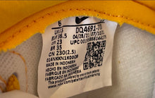 Load image into Gallery viewer, Nike Womens Dunk High DQ4691-700 Yellow White Lace-Up Sneakers Shoes Size 6
