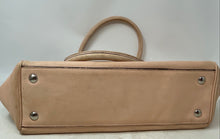 Load image into Gallery viewer, Coach Womens Pink Leather Inner Pocket Double Handle Big Satchel Handbag
