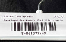 Load image into Gallery viewer, Banana Republic Womens Black Stretch Flat Front Straight &amp; Pencil Skirt Size 10
