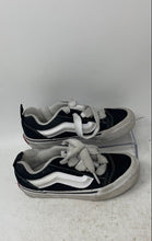 Load image into Gallery viewer, Vans Kids Knu Skool Black Tennis Lace-Up Sneaker Shoes Size 13.5
