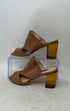 Load image into Gallery viewer, Stuart Weitzman Womens Cecile Brown Suede Block Heel Slide Sandals Size 5
