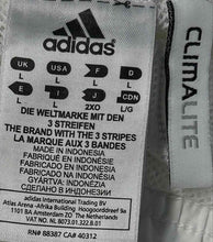 Load image into Gallery viewer, Adidas Mens Climalite White 3-Stripes Elastic Waist Athletic Shorts Size Large
