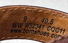 Load image into Gallery viewer, Born Womens Brown Leather Adjustable Strap Wedge Heel Strappy Sandals Size 9
