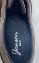 Load image into Gallery viewer, Jousen Milan Mens Brown Leather Lace-Up Low Top Round Toe Sneaker Shoes Size 12
