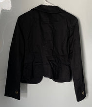 Load image into Gallery viewer, Vertigo Paris Womens Black Long Sleeve Cropped Jacket Size Medium
