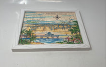 Load image into Gallery viewer, Home Decorative Wall Hanging Framed Charting Deerfield Beach Map Art Print

