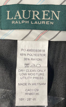 Load image into Gallery viewer, Lauren Ralph Lauren Mens Gray Slash Pocket Straight Leg Chino Pants Size 16R/28
