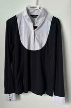Load image into Gallery viewer, Kingsland Womens Black Long Sleeve Band Collar Blouse Top Size XL
