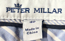 Load image into Gallery viewer, Peter Millar Mens Khaki Flat Front Slash Pocket Stretch Chino Shorts Size 40

