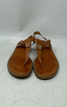 Load image into Gallery viewer, Tommy Hilfiger Womens Bennia Brown Leather Flat Thong Sandals Size 8 M
