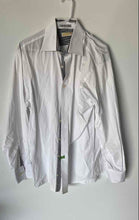 Load image into Gallery viewer, Michael Kors Mens White Long Sleeve Collared Button-Up Shirt Size X-Large
