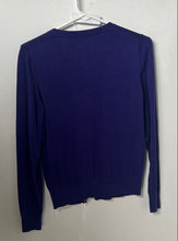 Load image into Gallery viewer, Banana Republic Womens Purple Jewel Button Front Cardigan Sweater Size M
