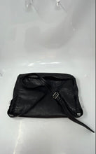 Load image into Gallery viewer, Nine West Womens Black Leather Adjustable Strap Shoulder Crossbody Bag
