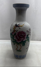 Load image into Gallery viewer, Vintage Chinese Family Rose Porcelain Hand Painted Bird And Floral Motifs Vase
