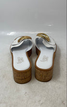 Load image into Gallery viewer, Franco Sarto Womens Hoda White Leather Slip-On Platform Slide Sandals Size 8
